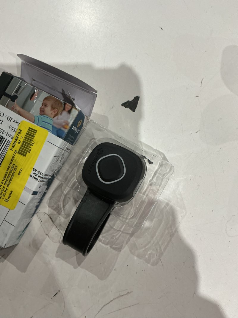 Condition photo showing As Is for safety 1st outsmart multi-use lock, black