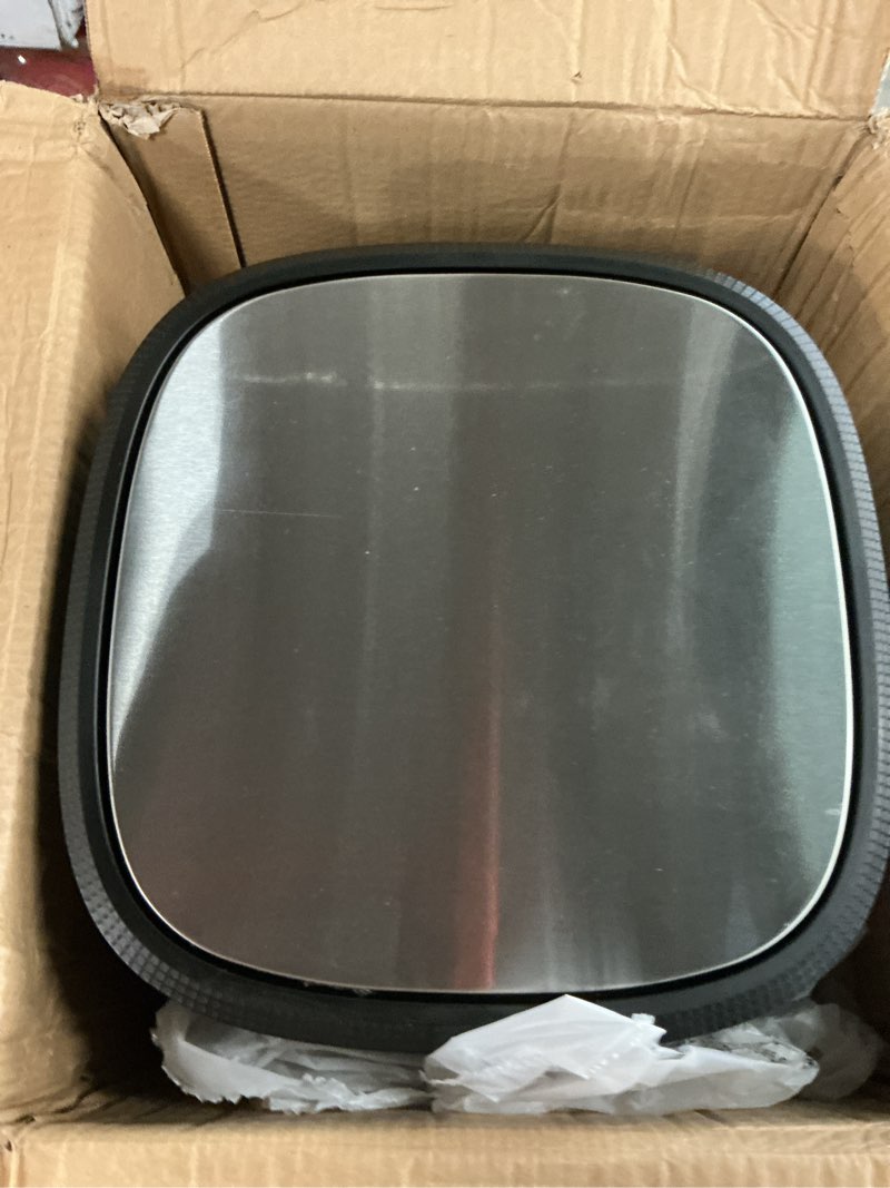 Condition photo showing As Is for chefman air fryer 8 qt | turbofry® 4-in-1 with 450°f hi-fry option for crispier results | bake, dehydrate, frozen | xl nonstick dishwasher-safe basket | stainless steel