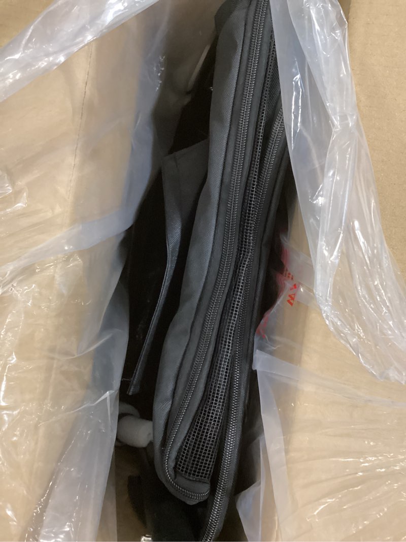 Condition photo showing Good Condition for Medium Dog Stroller for Large Dogs, Pet Stroller for Medium Dogs Up to 100lbs, All-Terrain with Handle & Canopy, Storage Organizer, Waterproof Oxford Fiber Black