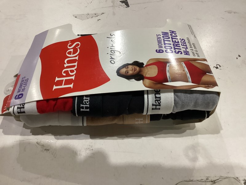 Condition photo showing Good Condition for Hanes Women's Originals Hi-leg Panties, Breathable Stretch Cotton Underwear, Assorted, 6-pack Medium Basic Color Mix