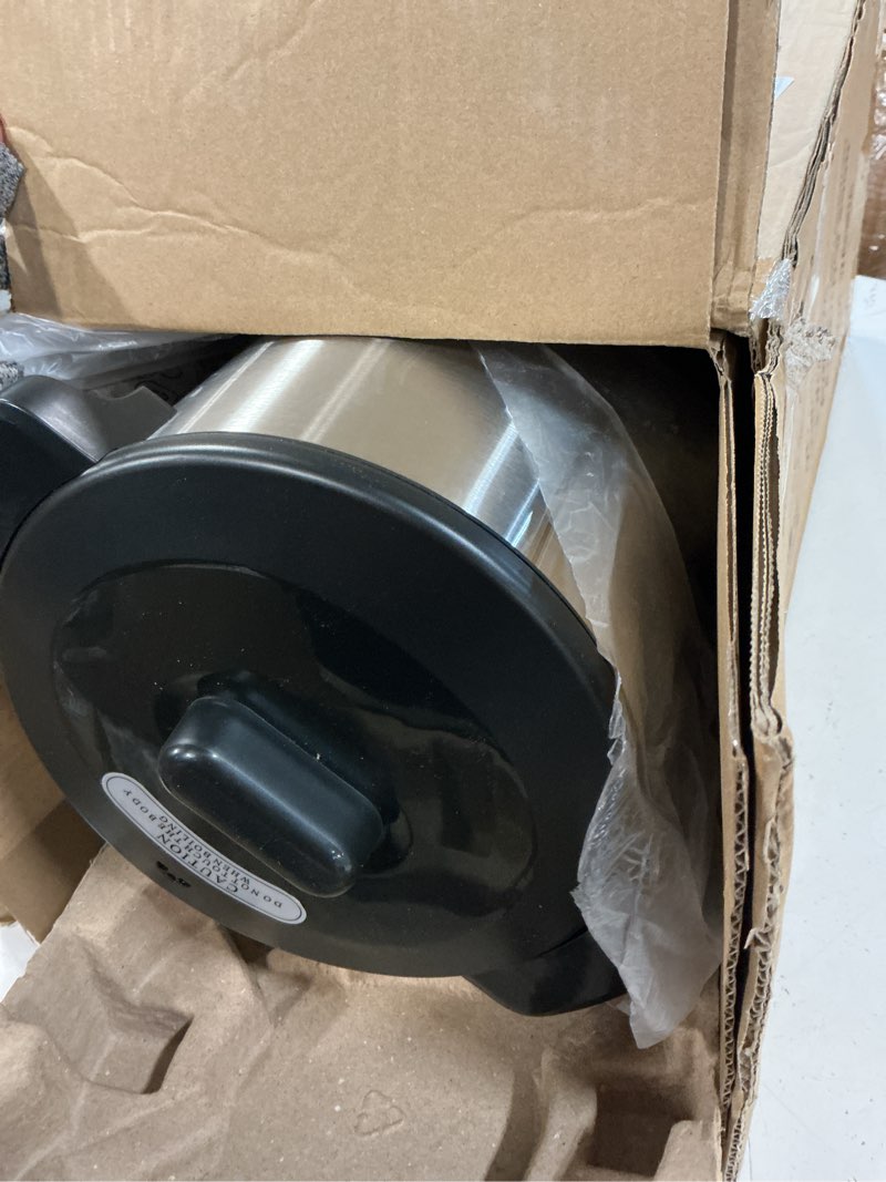 Condition photo showing Good Condition for sybo 6l commercial coffee maker, stainless steel coffee urn with cool-touch handles, electric coffee pot hot beverage dispenser, quick-brewing coffee urn, for events,party & catering - 45 cup 45cup-black