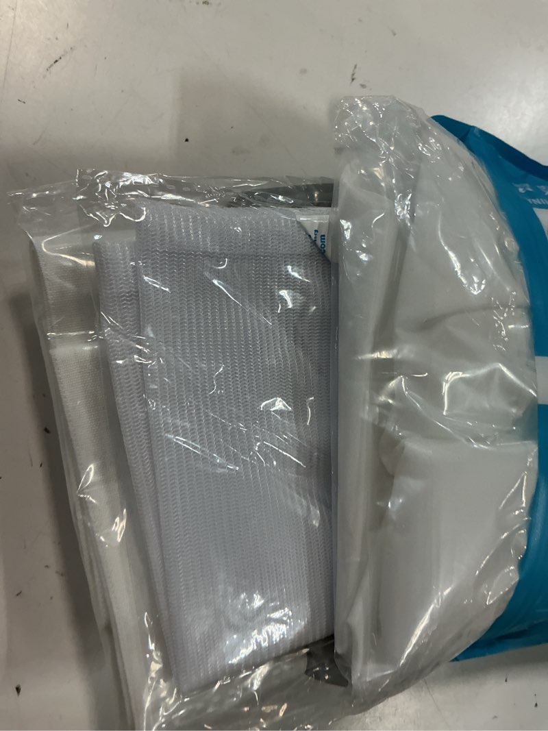 Condition photo showing New/Like New for carer adult diaper covers 2pcs washable, leakproof incontinence underwear for men women enclosed elastic, widened waistband design protection for long-term care & daily use?white,gray,small?
