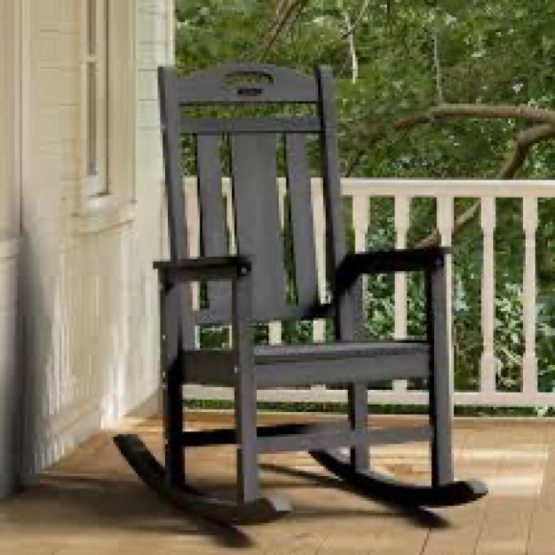 Outdoor Rocking Chair HDPE Patio Rocker Chair Rocking Adirondack Chairs