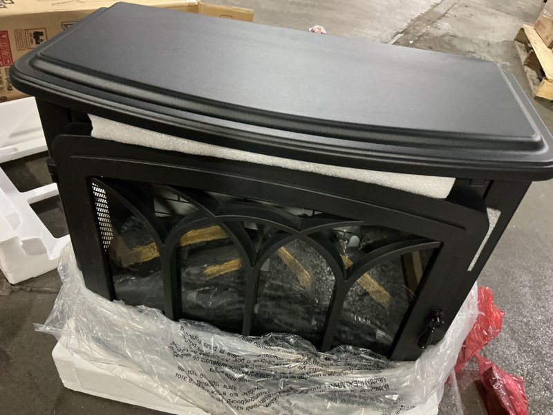 Condition photo showing Good Condition for duraflame stove heater with infragen heat and 3d flame BLACK