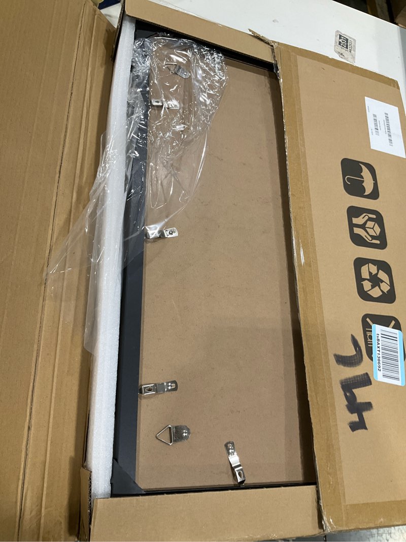 Condition photo showing Good Condition for YESKAY 16x24 Picture Frame Black Set of 3, Display Pictures 12x18 with Mat or 16 x 24 Without Mat, Poster Frames 16x24 Poster Frames for Wall Hanging Horizontal and Vertical Black 16x24(3PK)