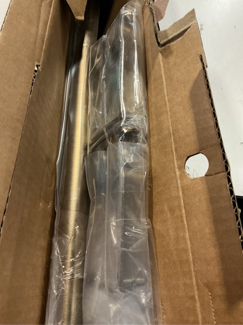 Condition photo showing Good Condition for Ivilon Drapery Window Curtain Rod - End Cap Style Design 1 Inch Pole. 72 to 144 Inch Color Warm Gold 72 to 144 in.