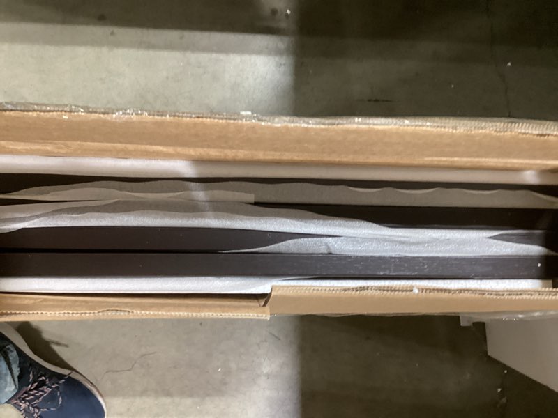 Condition photo showing New/Like New for Wooden Dog Gate Freestanding Foldable 4 Panel Pet Gates Extra Wide Dog Gates for Indoor Doorways Stairs 24in Height Support Feet Included