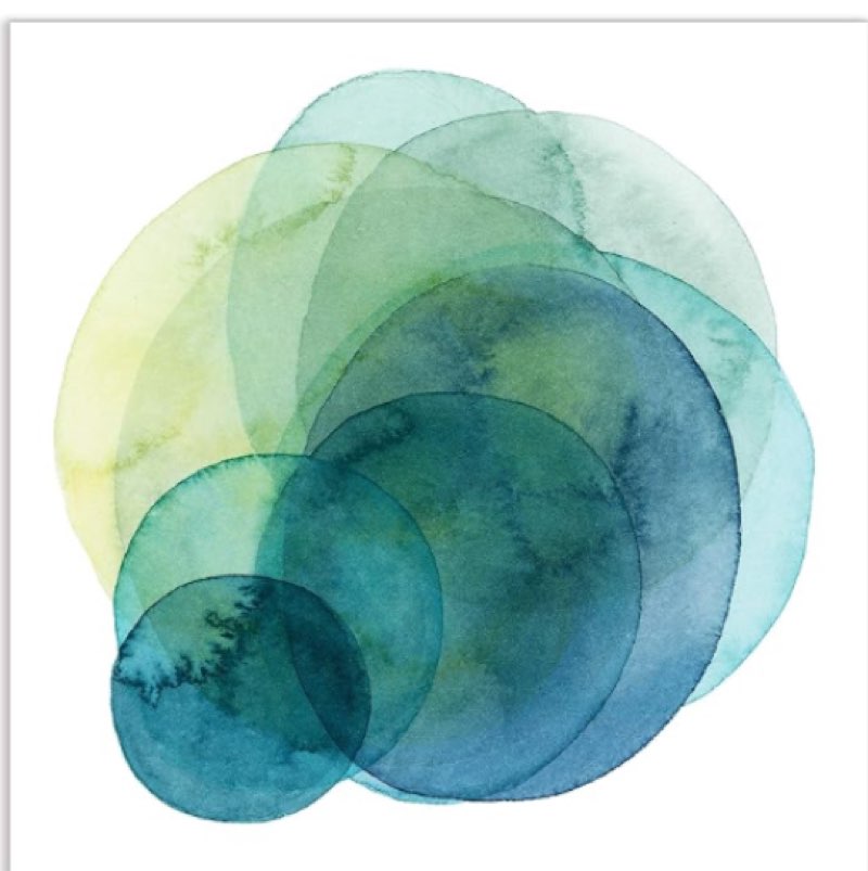 Empire Art Direct Abstract Art,Frameless Tempered Glass Panel,Contemporary Wall Decor Ready to Hang,Living Room,Bedroom & Office, Evolving Planets I Green, White 38" x 38" x 0.2"