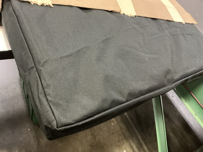 Condition photo showing Good Condition for back seat extender for dogs truck-large space, dog pet seat cover back seat hard bottom holds 420lb, waterproof dog hammock for crew cab trucks f150, ram1500, sierra, tundra, silverado, black for full size truck / full size suv black