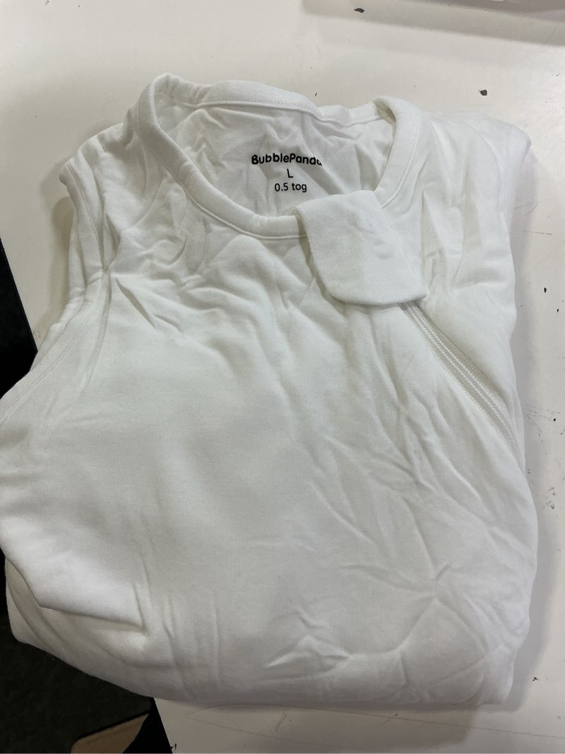 Condition photo showing Good Condition for bubblepanda modal sleep sack 12-18 months 0.5 tog super soft toddler sleep sack for babies summer lightweight 2-way zipper baby wearable blanket l(12-18m) 0.5 tog cloud