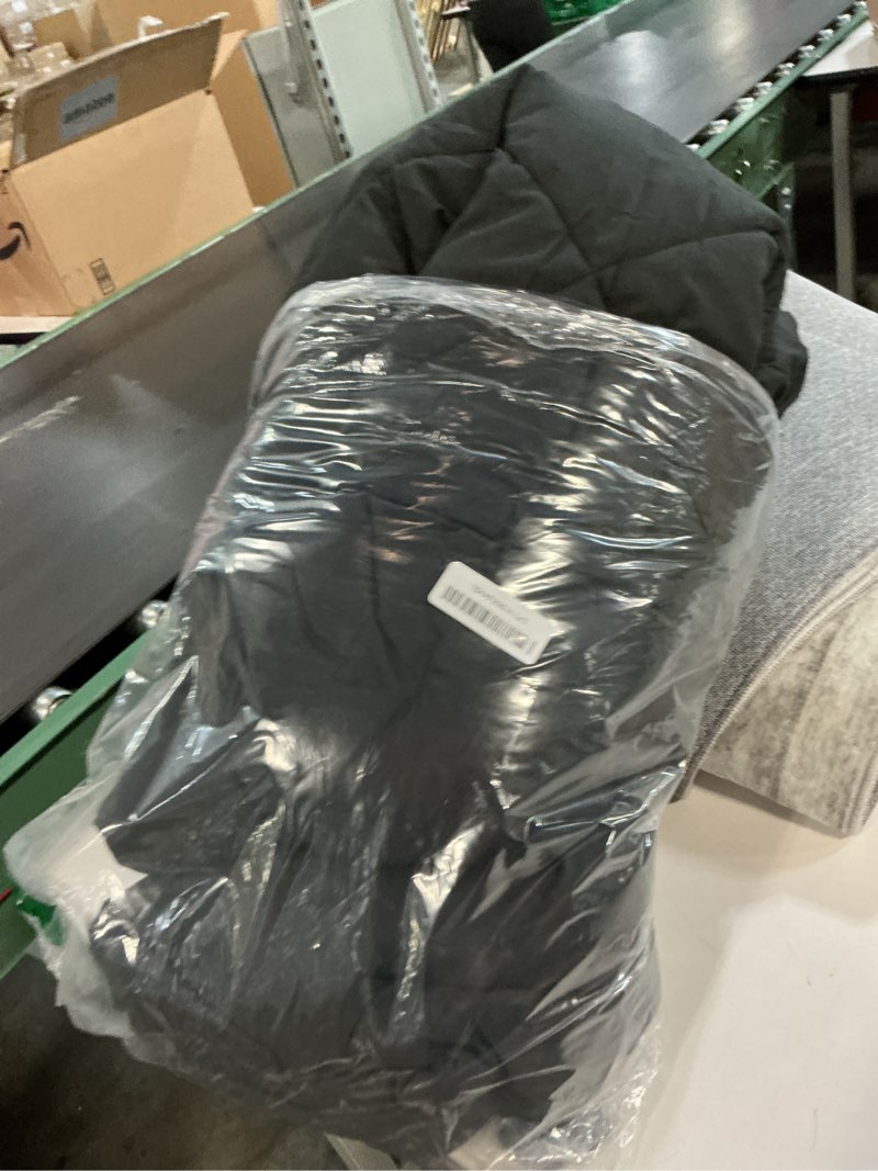 Condition photo showing Good Condition for CozyLux Twin XL Size Comforter Set 5 Pieces Black Twin Extra Long Bed in a Bag for College Dorm All Season Bedding Sets with Comforter, Pillow Shams, Flat Sheet, Fitted Sheet and Pillowcases Black Twin XL