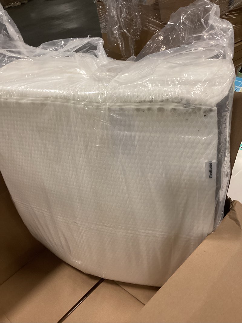 Condition photo showing As Is for Bedluxe Leg Pillow, 8inch Leg Elevating Pillow for After Surgery, Blood Circulation, Leg Wedge Pillow for Side Sleeping, Leg Rest for Swelling, Cooling Gel Memory Foam Top, White/Grey 22*24+8 White Grey