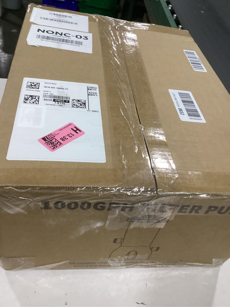 Condition photo showing Good Condition for 1000gph filter pump