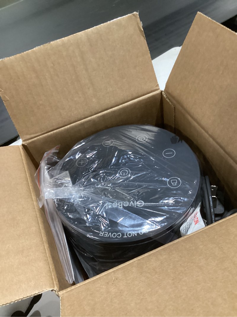 Condition photo showing Good Condition for GiveBest Space Heater, Electric Portable Heaters for Indoor Use with Thermostat and Remote, 70°Oscillation, Digital Display, 12H Timer, 1500W PTC Ceramic Fast Safety Heat for Office Bedroom Home Desk Black