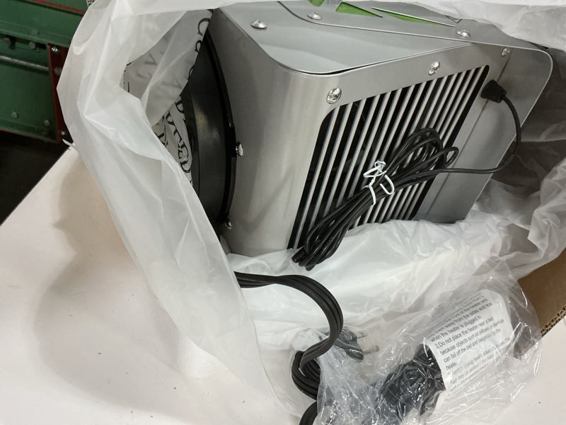 Condition photo showing New/Like New for 1500W Greenhouse Heater with Thermostat WIFI APP, Heater for Outdoor Greenhouse Green House with APP Remote Control Portable Smart Electric Heat for Green Plants