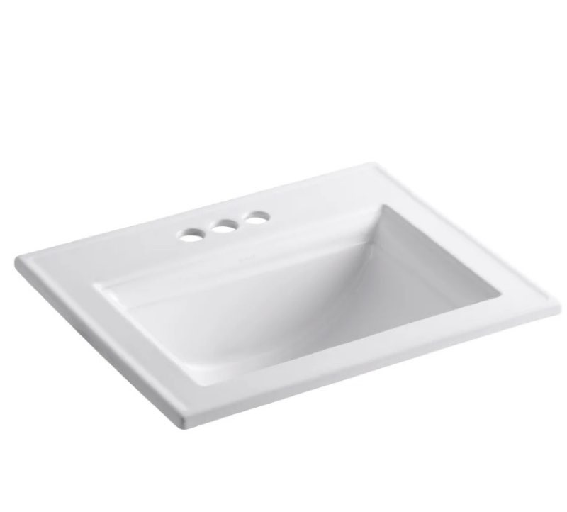 31-in vanity top