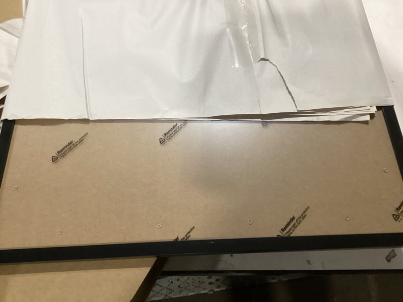 Condition photo showing Good Condition for MENNTHUI 17x21 Black Picture Frame, Wall Mounting Horizontally or Vertically, Decoration for Photos, Paintings, Posters, Artwork