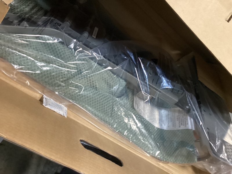 Condition photo showing New/Like New for ergobaby evolve 3-in-1 bouncer seat for babies and toddlers 5.5-25lbs - multi position baby rocker seat with adjustable heights, secure harness, newborn insert - sage green sage green mesh bouncer
