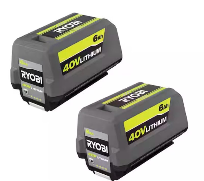 40v lithium-ion 6.0 ah high capacity battery (2-pack)