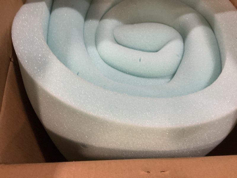 Condition photo showing New/Like New for lucid 2 inch memory foam mattress topper, queen size – cooling gel bed topper – pressure-relieving plush feel – ventilated breathable design – certipur certified - dorm room essentials queen 2 inch topper only