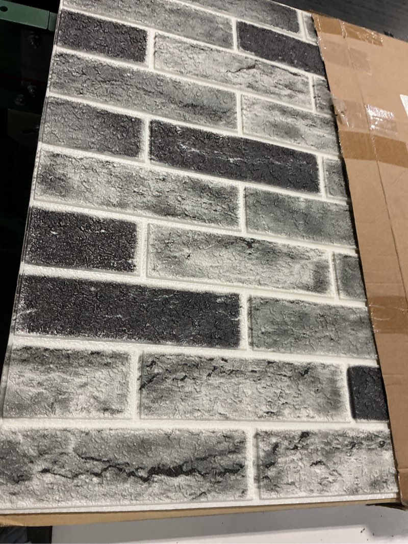 Condition photo showing Good Condition for 20pcs 3d wall panels peel and stick foam 3d brick wallpaper peel and stick red faux stone wall panel self-adhesive wallpaper (20pcs, red) 20pcs red