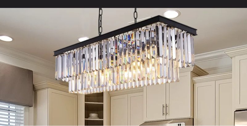 Duvernay 8-Light Kitchen Island Linear Pendant 