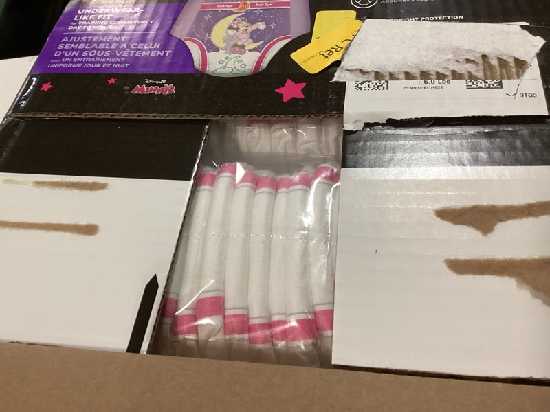 Condition photo showing New/Like New for Pull-Ups Girls' Nighttime Potty Training Pants, Training Underwear, 3T-4T (32-40 lbs), 60 Ct 3T-4T 60