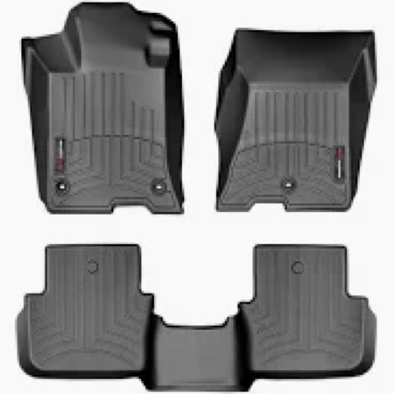 wayhigh® floor mats & cargo liner for 2015-2020 acura tlx awd, all weather tpe car mats waterproof h