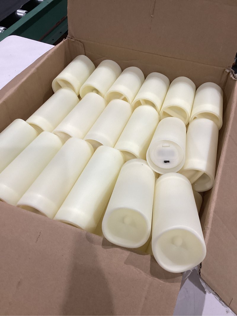 Condition photo showing Good Condition for similar ))))65-pack led flameless candles with  - perfect for home, parties, and special occasions - create a magical ambiance effortlessly(three sizes)