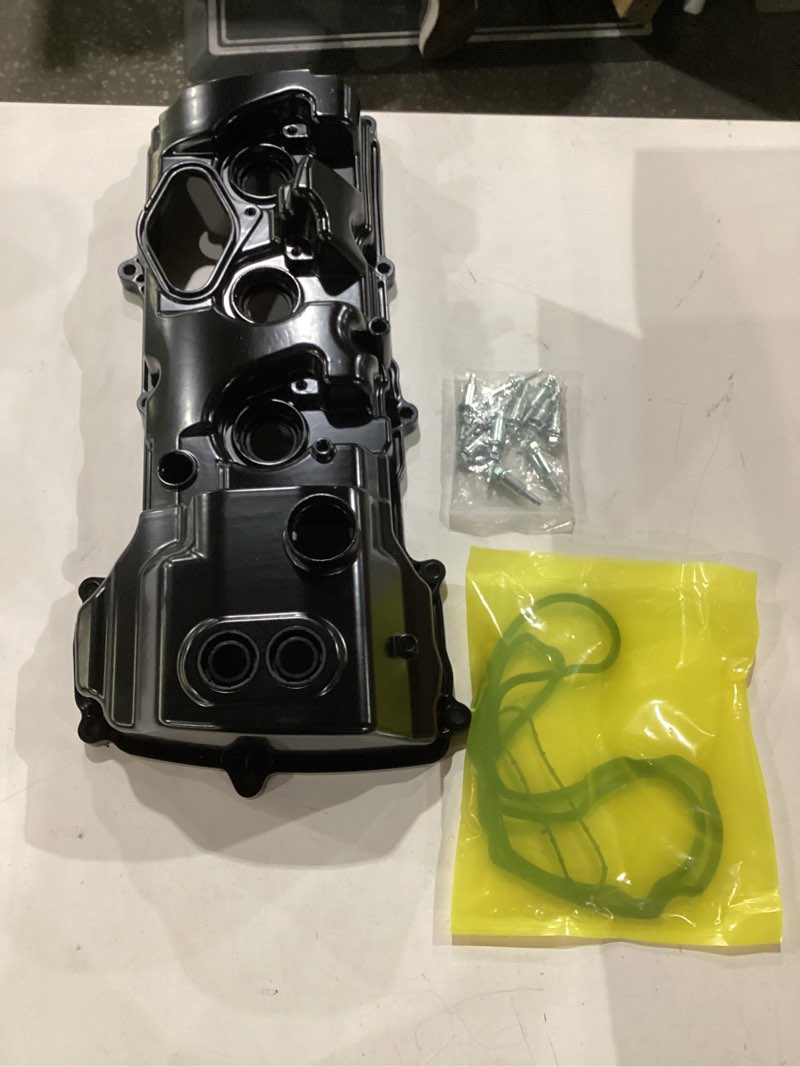 Condition photo showing As Is for (only 1 pc) 3.5l ecoboost aluminum valve cover set (pair) with gaskets & bolts compatible with 2013-2016 ford f-150 2015-2017 ford expedition – replaces bl3z-6582-h dl3z-6582-c