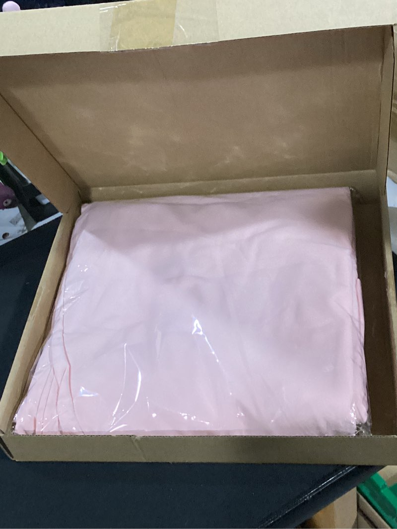 Condition photo showing New/Like New for wokceer 7.2ft wedding arch stand spandex fitted arch covers round top chiara arch backdrop for birthday party ceremony banquet decoration pale pink 7.2 ft pale pink