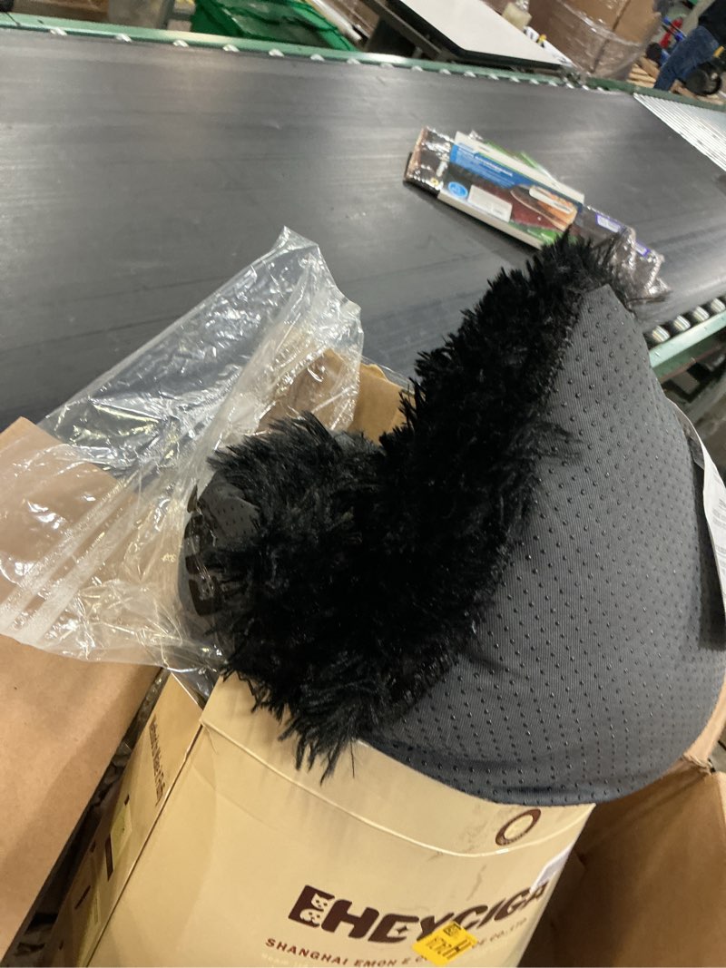 Condition photo showing Good Condition for eheyciga fluffy dog crate bed for medium dogs, plush faux fur crate pad, calming anti anxiety medium dog bed, washable soft warm crate mat with non-slip bottom, black 29.5 x 20 black