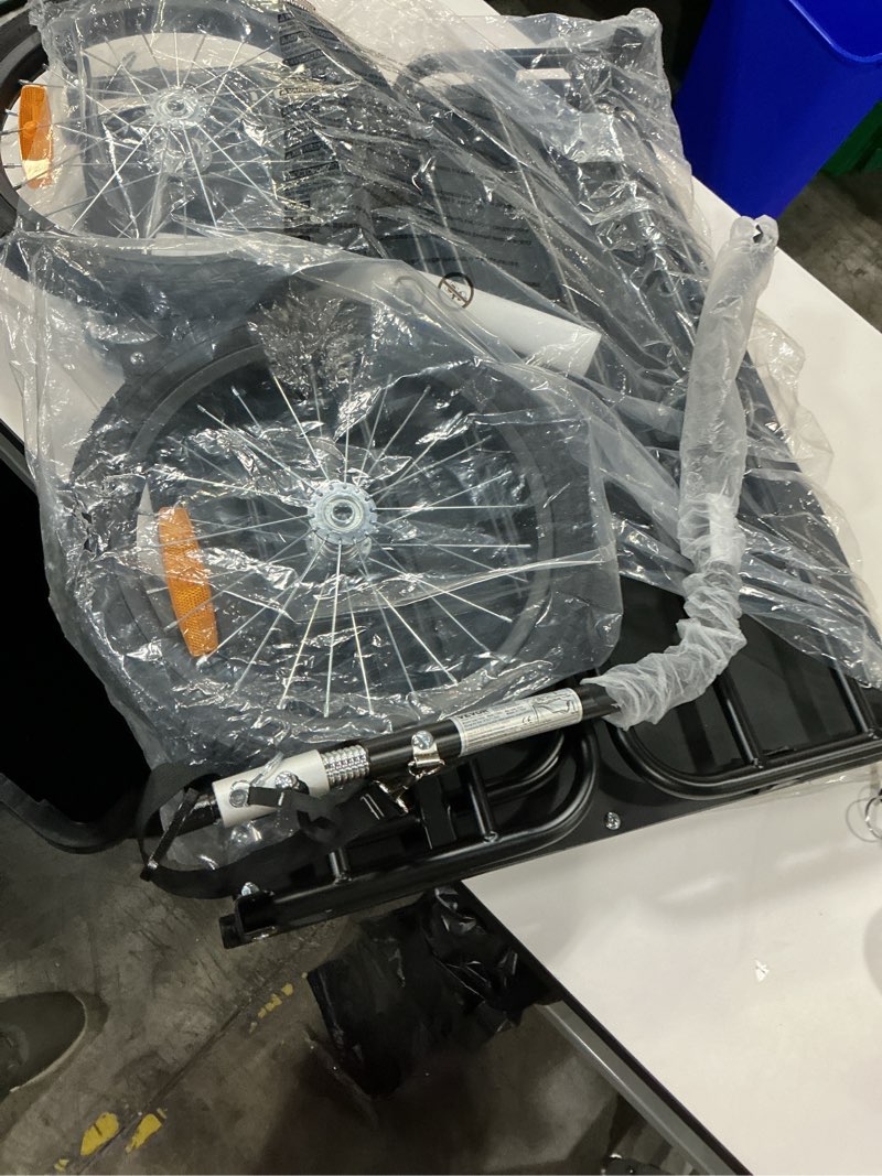 Condition photo showing New/Like New for VEVOR Bike Cargo Trailer, 88/100/160 lbs Load Capacity, Heavy-Duty Bicycle Wagon Cart, Foldable Compact Storage with Universal Hitch