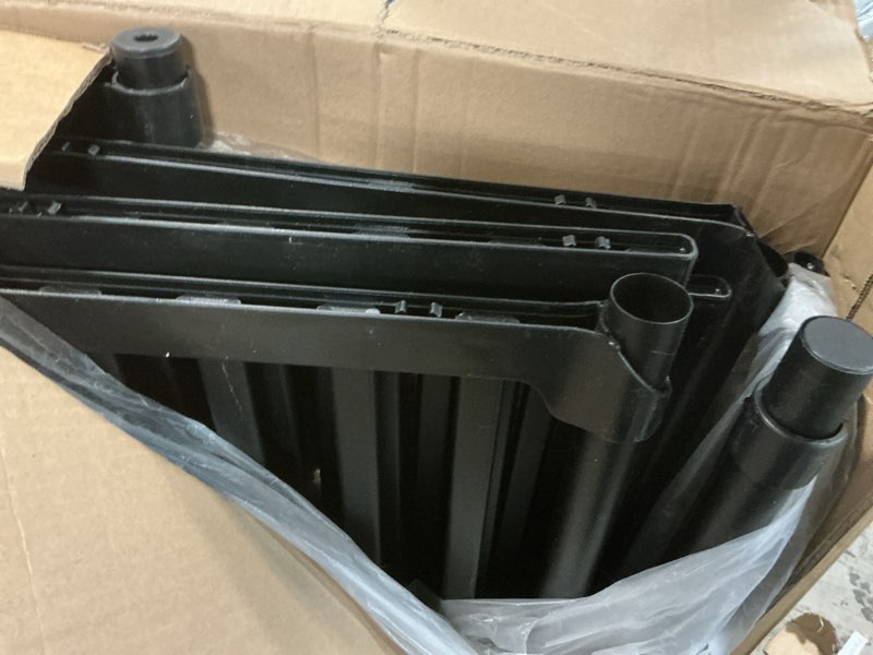Condition photo showing As Is for Extra Tall Cat Gate for Doorway: Sprouterie 74.8"-90.5" Pressure Mount Tall Cat Gates for Pet 30.3"-38.2" Wide Black Wall Drilling for Indoor Stairs Doorway Room Door Safety No Barrier 74.8"-98" H x 30.3"-38.2" W