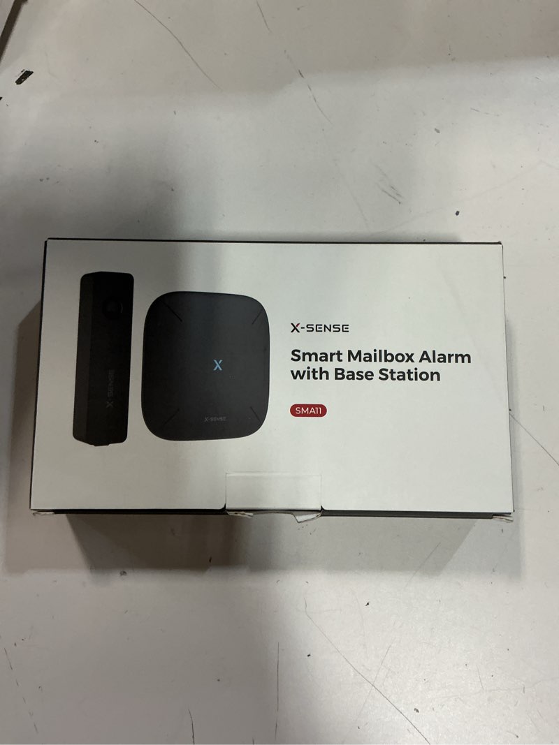 Condition photo showing New/Like New for x-sense smart mailbox alarm, wireless long range mailbox alert, mailbox sensor with sbs50 base station for delivered mail, sma11