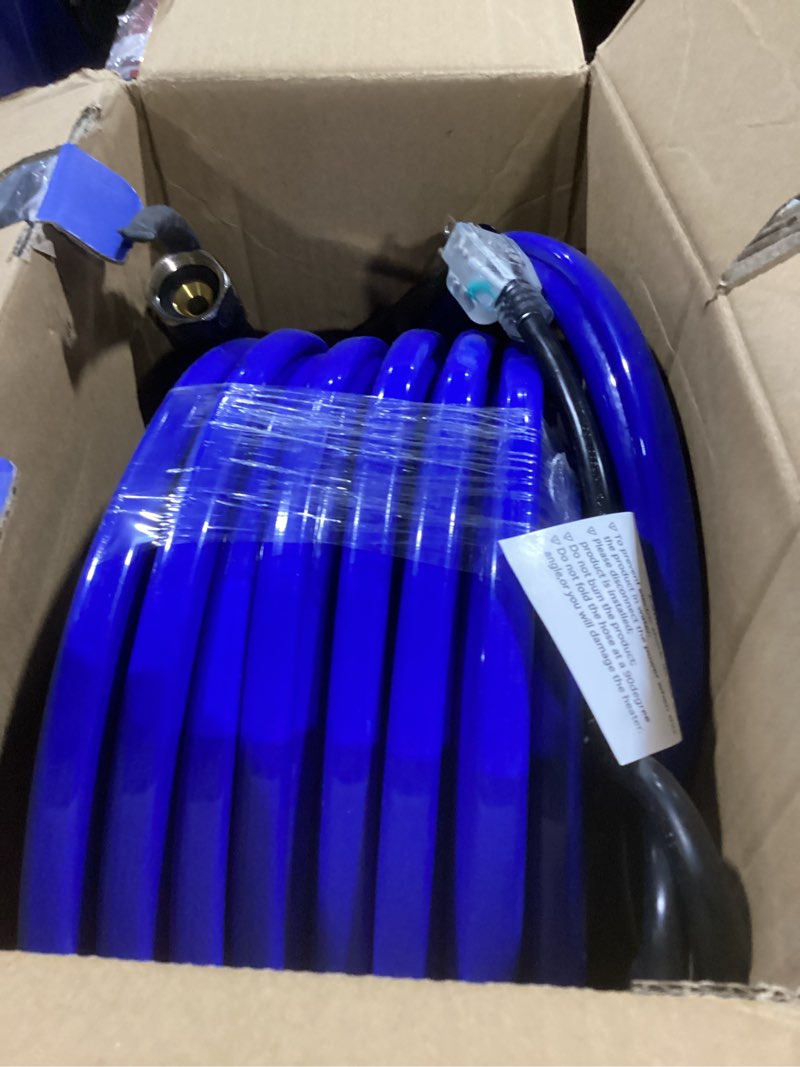 Condition photo showing New/Like New for 75FT Heated Water Hose for RV,Heated Hose,Anti-freezing Temperature Down to -45°F, Great Rv Accessories for Campers, Livestock, Agriculture (75FT)