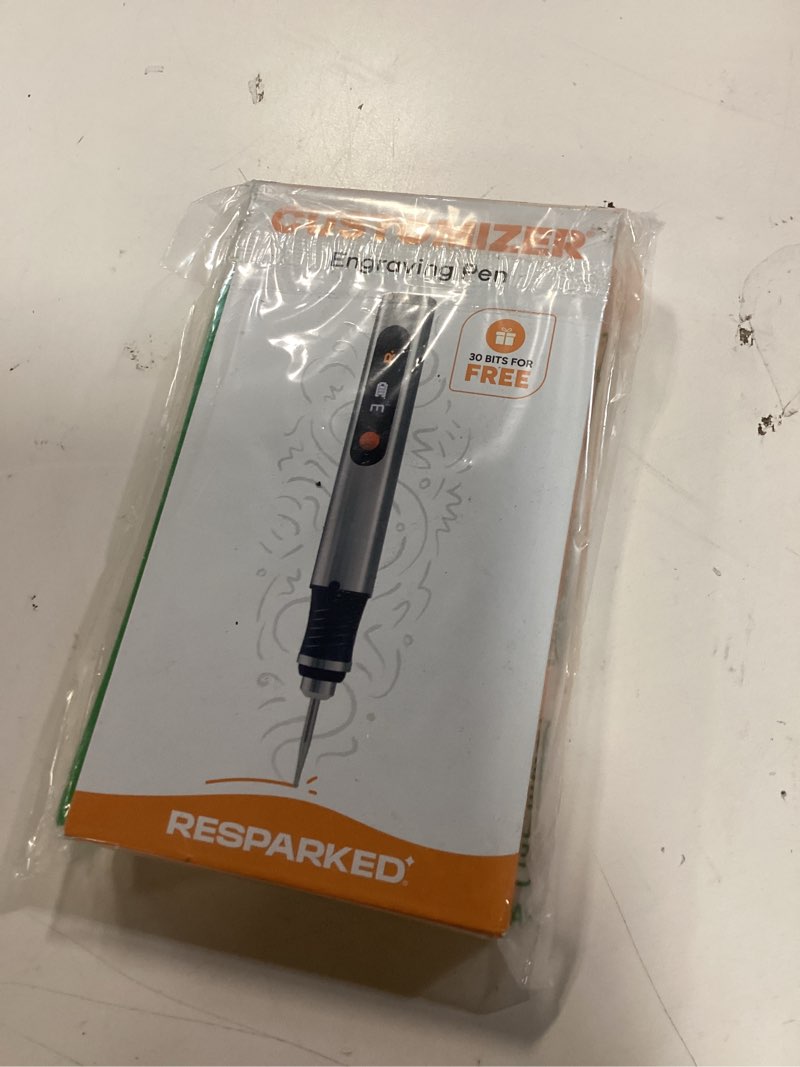 Condition photo showing New/Like New for customizer engraving pen (formerly culiau): ultimate cordless portable tool for artists & diyers - engrave 50+ surfaces - beginner friendly - rechargeable - free 30 bits & mastery guide