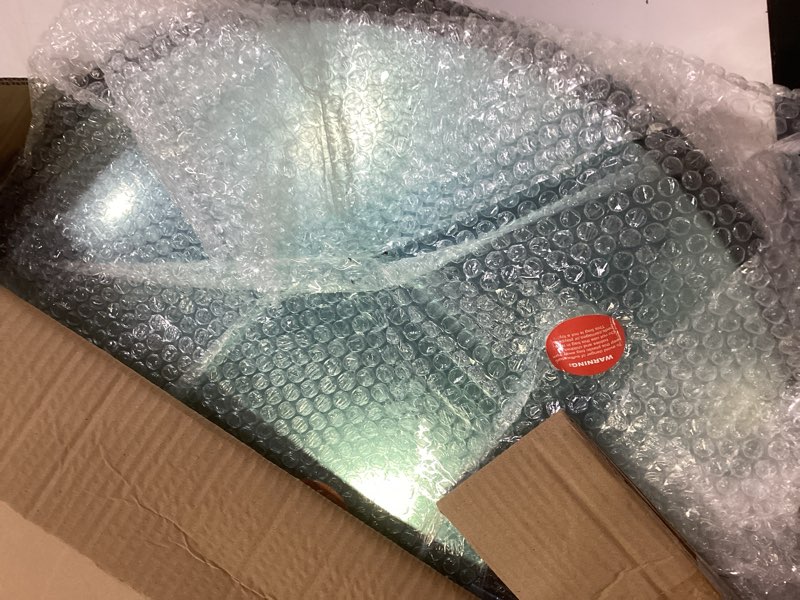 Condition photo showing Good Condition for 24" unbreakable pc convex mirror with adjustable bracket - vision up to 35 ft, ideal for driveway, large road, garage blindspots & traffic safety polycarbonate (pc) 24inch