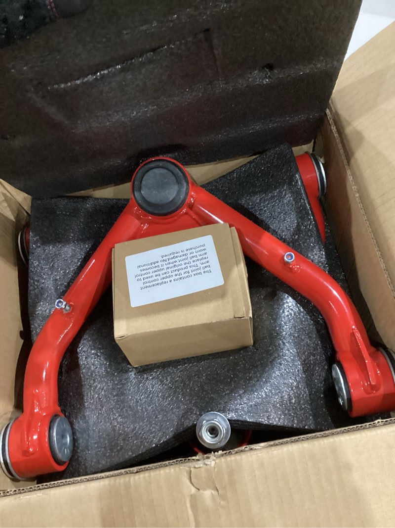 Condition photo showing Good Condition for Front Upper Control Arms Lift 2-4" for Chevy Silverado 99-06, Suburban Tahoe 00-06, Avalanche Express, GMC Sierra Savana Yukon XL 1500, Replace Ball Joints Adjustable Suspension Kit 4Pcs