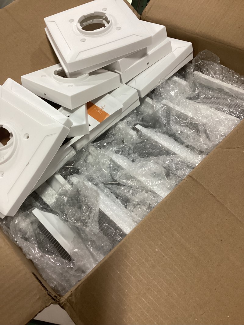 Condition photo showing Good Condition for APONUO 12 Pack Solar Flame Post Cap Lights, Flickering Flame & Warm White Modes, IP64 Waterproof SMD LED for 4x4 5x5 Wood/Vinyl Posts, Auto On/Off Solar Powered, Outdoor Deck Yard Fence Decor, White White 12 Pack
