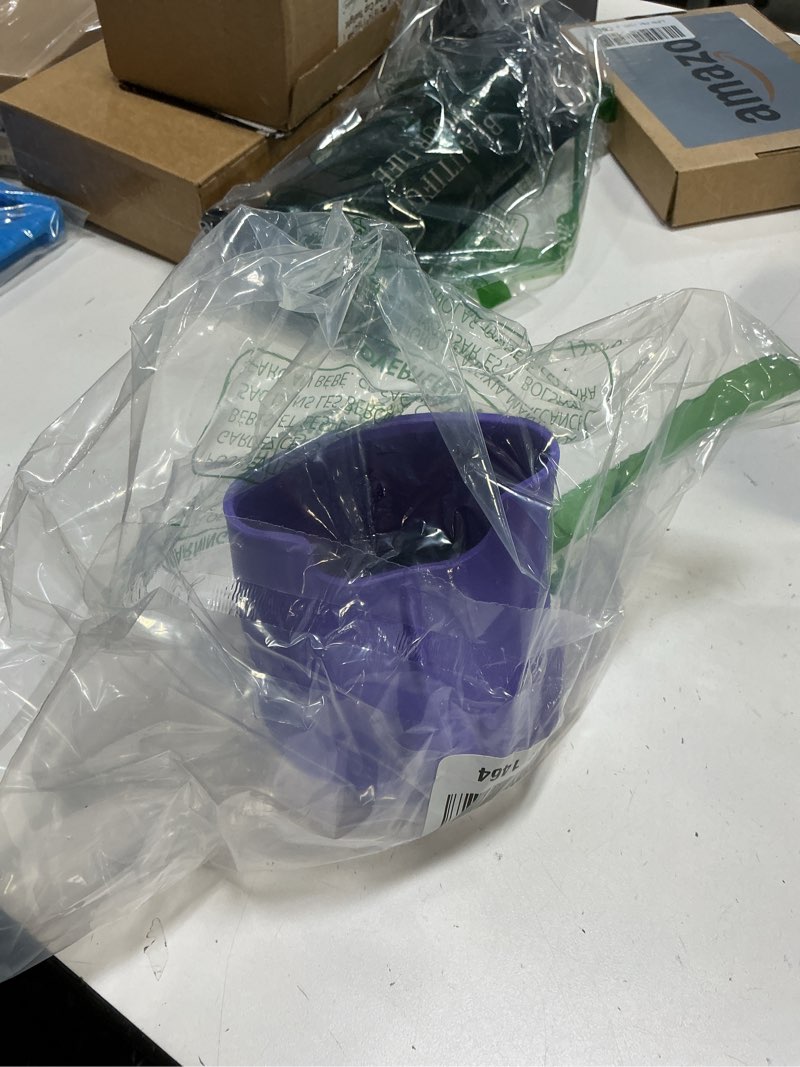 Condition photo showing Good Condition for 2Pcs Flour Funnel for Kitchen Aid Mixer, Powder Funnel Stand Mixer Attachment for Kitchen Aid Artisan Ksm150 5-Quart Tilt-Head Stand Mixer for Egg Liquid Guided Pouring, Purple