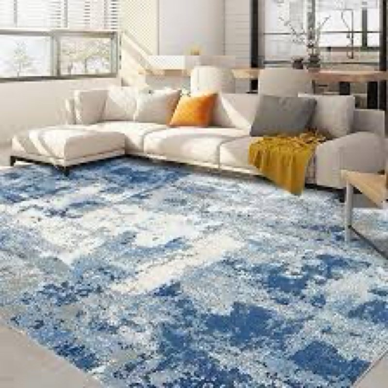GarveeHome Abstract Area Rugs 5x7 Ultra-Soft Modern Indoor Carpet, Stain-Resistant Neutral Floor Cov