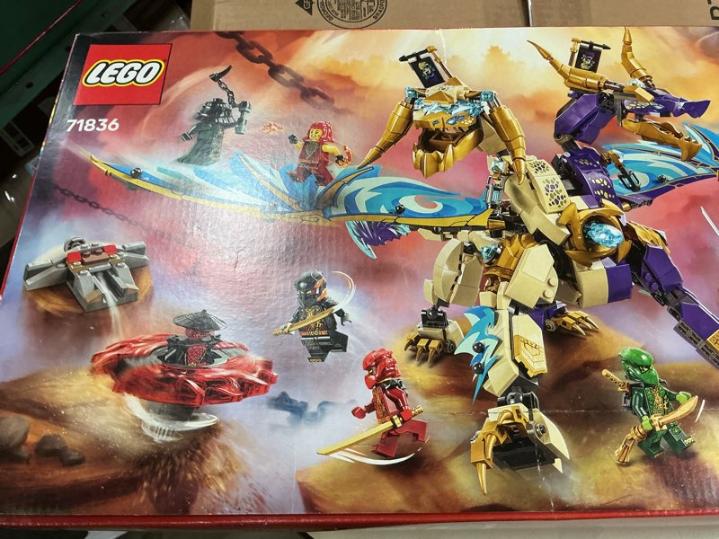 Condition photo showing New/Like New for LEGO NINJAGO Arc Dragon of Focus Battle Playset - Kids Toy for Ages 9 and Up - Birthday Gift Idea for Boys and Girls - Dragons Rising Toy with 8 Ninjago Minifigures - 71836