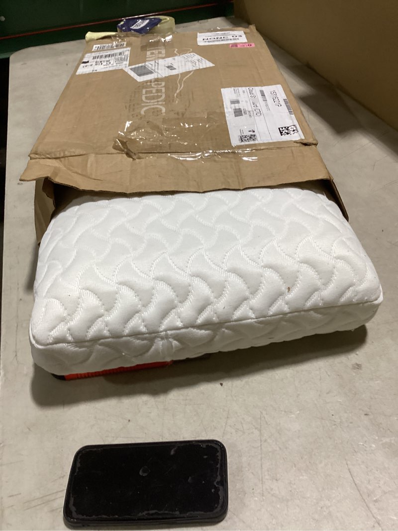 Condition photo showing As Is for Tempur-Pedic TEMPUR-Cloud Pillow for Sleeping, Standard, White