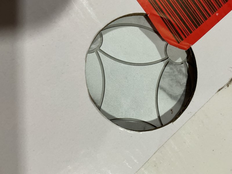 Condition photo showing Good Condition for SUNWINGS 10-Sheet Coin Peel and Stick Waterjet Backsplash Self Adhesive Tiles White Marble Wall Panels Stick on Backsplash for Kitchen, Bathroom, Fireplace Carrara White 11.2" x 11.2" (10 Sheets)