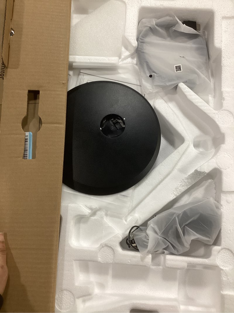 Condition photo showing As Is for SANSUI Computer Monitor 24 inch 100Hz Eye Care FHD 1080P Display HDMI,VGA Ports with 178° Viewing Angle/Frame-Less/Tilt/VESA Compatible for Office and Home 24 Inch FHD 100Hz Eye-care Monitor