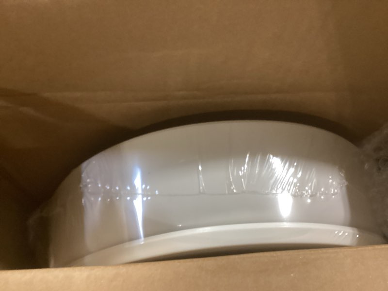 Condition photo showing New/Like New for KOHLER 25875-0 Hyten 3" Height, Elevated Soft Close Elongated Toilet Seat, Contoured Seat with Grip-Tight Bumpers, Quick-Attach Hardware, No Slam Toilet Seat, White White Elongated