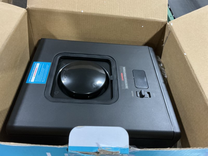 Condition photo showing As Is for Stainless Steel Humidifier, 3L Warm Mist Humidifier, Easy Clean with Warm Steam Humidifier, Healthy Air Mist Humidifiers for Bedroom Living Room, with Sleep Mode and Auto-off Setting 3LBlack