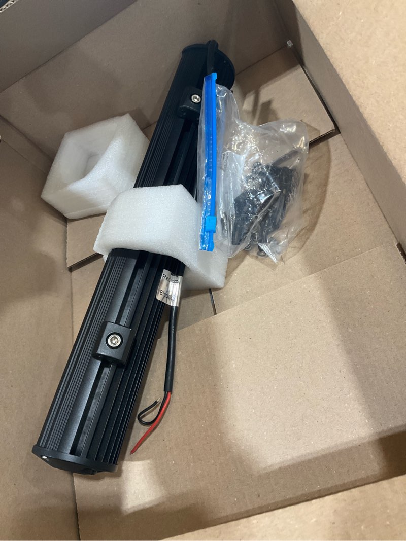 Condition photo showing As Is for nilight - 70003c-a 22" 120w led light bar flood spot combo work light driving lights fog lamp offroad lighting for suv ute atv truck 4x4 boat,2 years warranty 22inch 120w light bar light bar