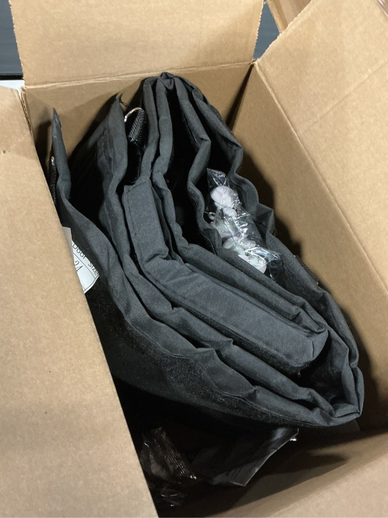 Condition photo showing Good Condition for CADARA Fireplace Blocker Blanket Stops Heat Loss, Magnetic Fireplace Draft Stopper, Indoor Fire Place Draft Cover with Hook and Loop Tapes, Cold Air Blocker Save Energy, Black 45" W x 34" H 45"x34"